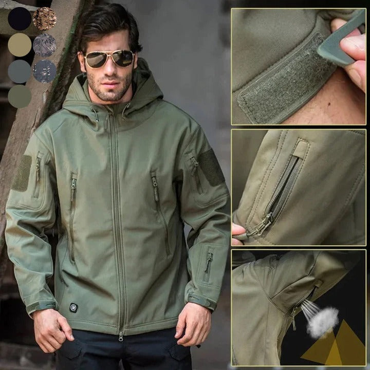 Men's Waterproof Lightweight Softshell Waterproof Outer Jacket