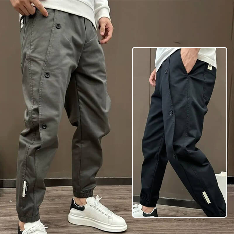 MEN'S CASUAL BUTTON PANTS