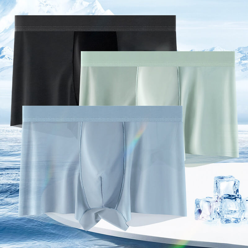 Best Discount - Men's Large Size Ice Silk Breathable Briefs