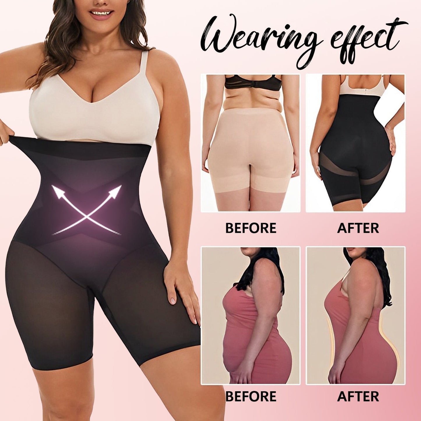 💕Cross Compression High Waisted Shaper