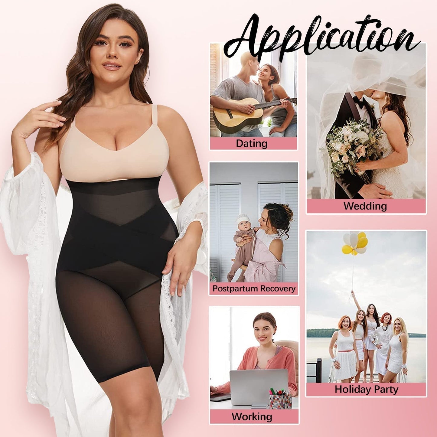 💕Cross Compression High Waisted Shaper