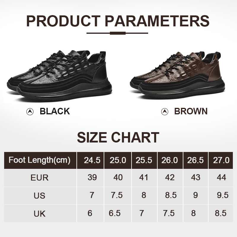 ✨Hot Sale 50% Off✨ Men’s Luxury Crocodile Print Air Cushion Sneakers