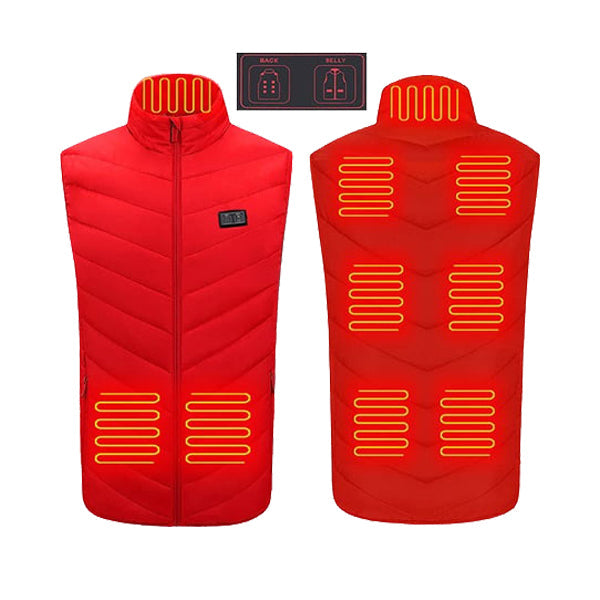 2022 Updated Version Two-touch LED Controller Heated Vest and Jacket For Men & Women