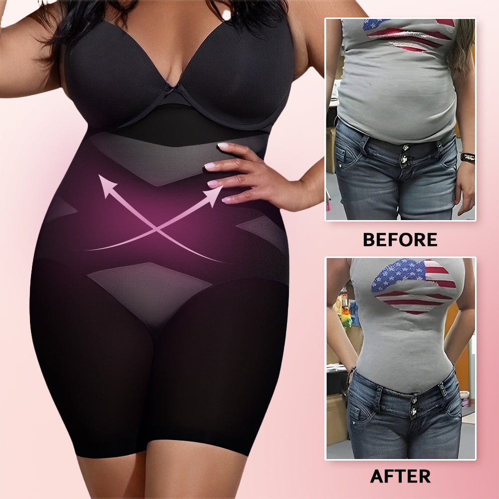 💕Cross Compression High Waisted Shaper