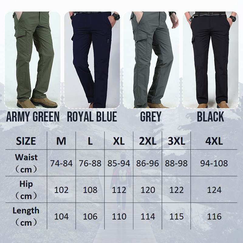 Outdoor Quick-drying Multi-pocket Cargo Pants