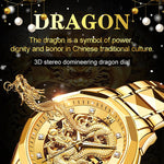 Golden Dragon Quartz Men's Watch