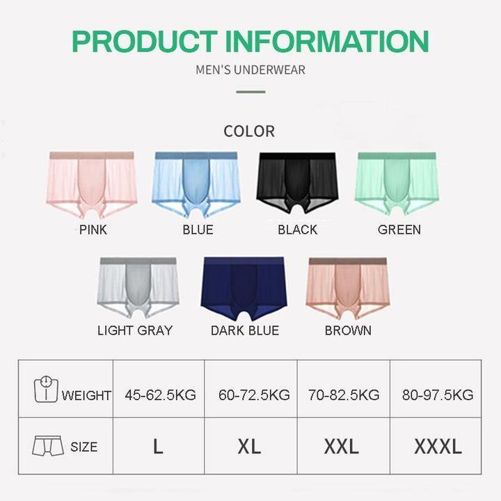 ❄Men’s Ice Silk Underwear 🌸Buy 2 get 10% Off AUTO🔥