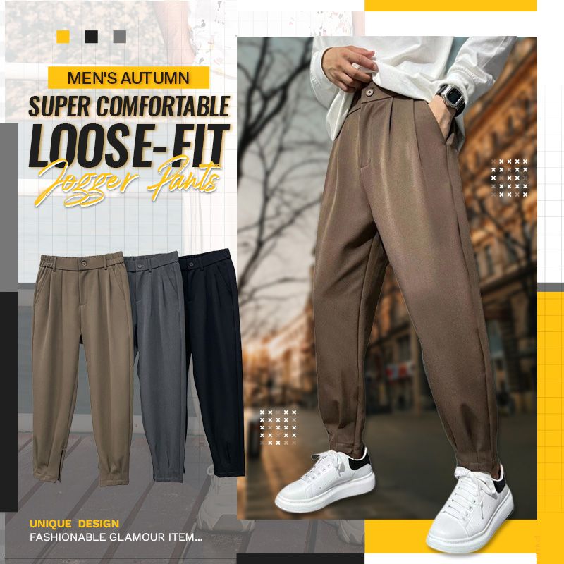 Men's Autumn Super Comfortable Loose-Fit Jogger Pants
