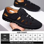 ?Last Day Sale 50%-Stylish Leather Hollow Sandals