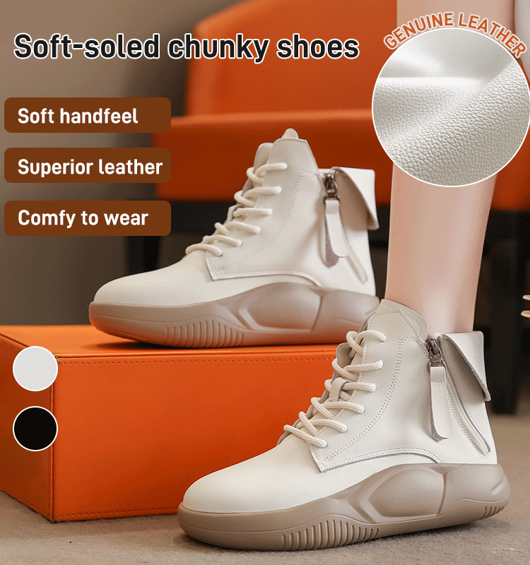 Thick-Soled High-Top Soft-Soled Chunky Shoes（50% OFF）
