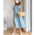 Japanese Style Linen Cotton Dress