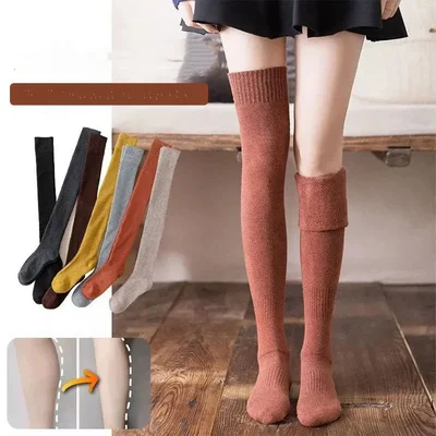 Non-Slip Silicone Over-The-Knee Cotton Stockings