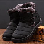 Womens Waterproof Snow Boots Winter Shoes With Warm Plush Fleece Lined Ankle Booties