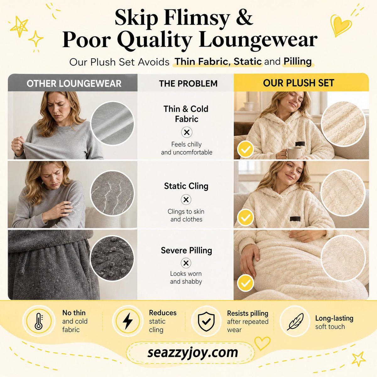 ⏳Autumn Hot Sale 59% OFF!!🔥🍂 Embossed Geometric Plush Set – Timeless Comfort & Effortless Style For Every Occasion