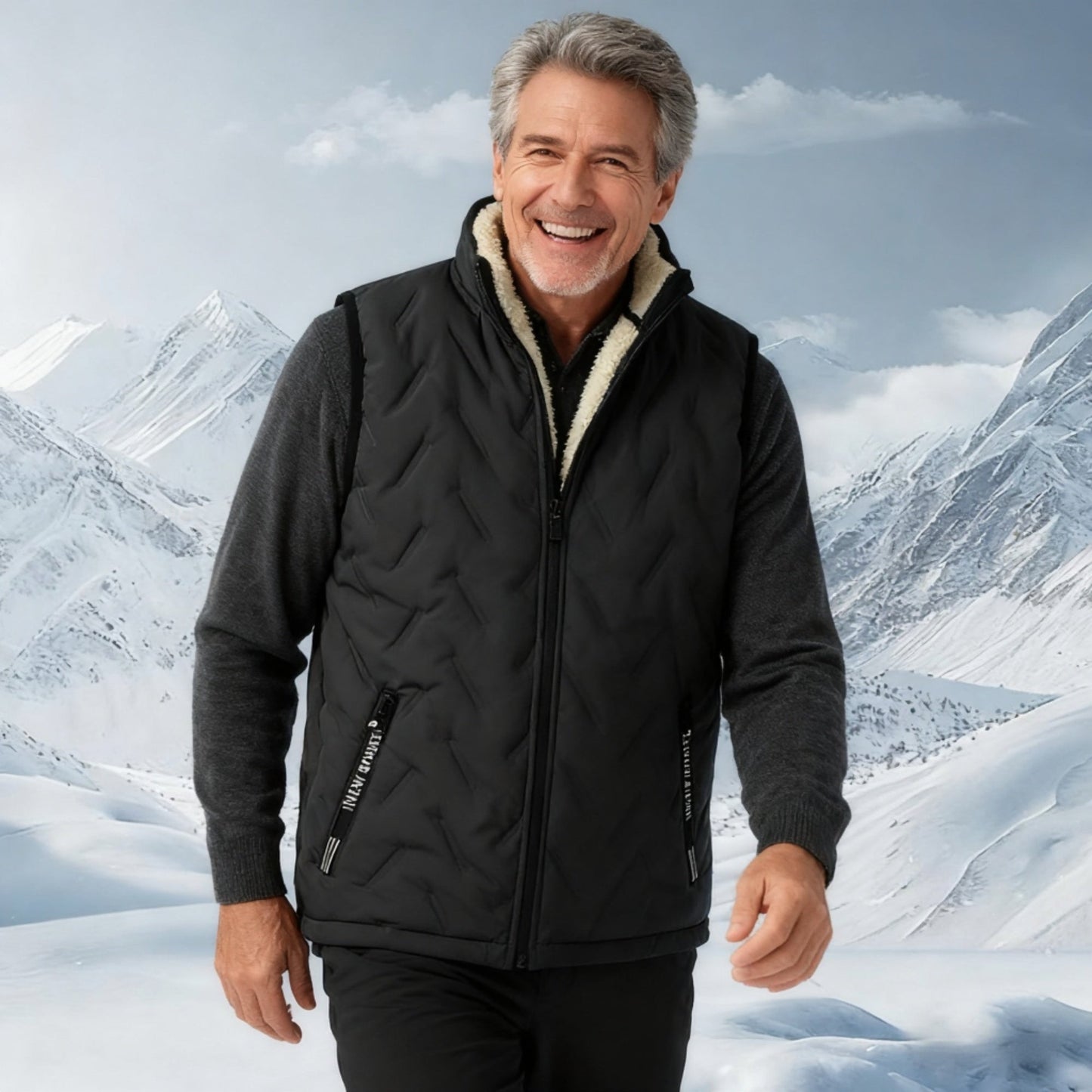 🔥Black Friday Deal! Unisex Thermal Fleece-Lined Quilted Vest | Winter Warmth, Ultra-Light & Water-Resistant | Limited Stock! ❄️