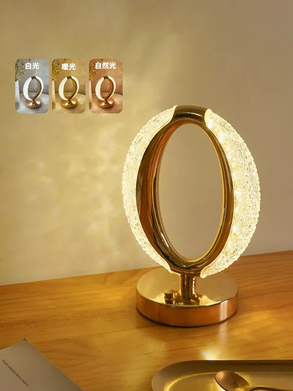 🎅Christmas Sale 50% OFF!!🎄50K+ SOLD! 🎁✨Rechargeable Luxury Crystal LED Night Light Lamp