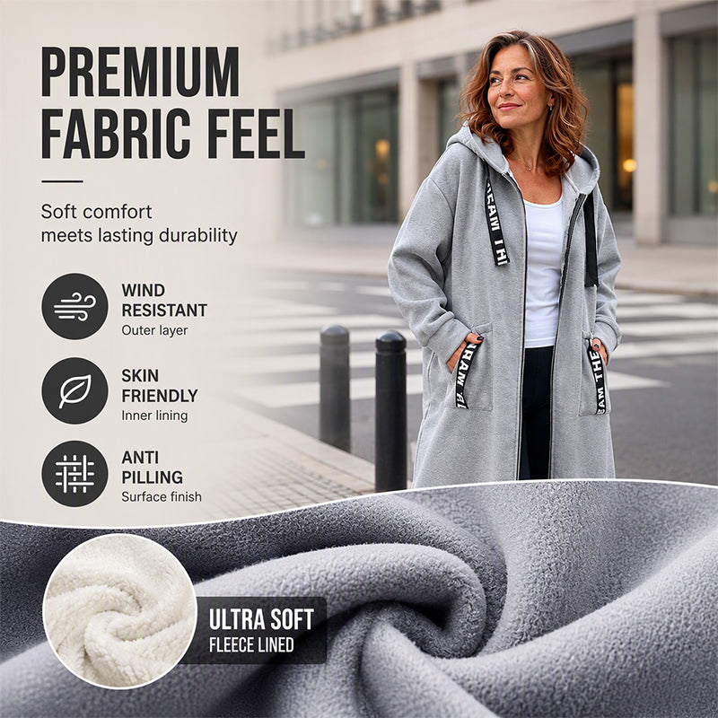 🥳💞46K+ SOLD🧥Women's Oversized Hooded Sweatshirt Coat🎁
