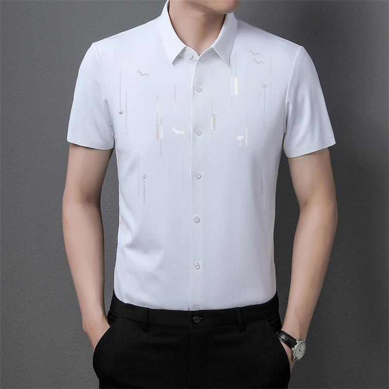 ⏳2025 Summer Pre-Sale🔥 Anti-wrinkle Ice Silk Shirt-Save 50%🔥