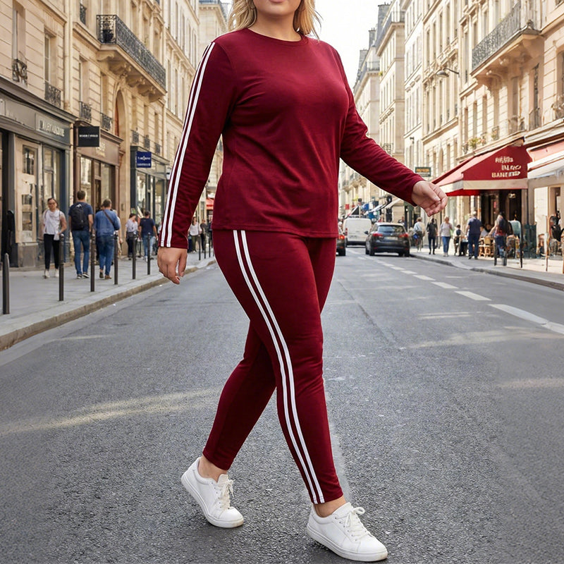 🔥Limited Time 50% OFF🏃‍♀️Women's 2-Piece Long Sleeve Tracksuit Set