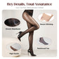 🏆 BUY 1 GET 1 FREE! 🔥 Transparent High-Waisted Shiny Sheer Tights for Women - Sheer & Comfortable 👑✨