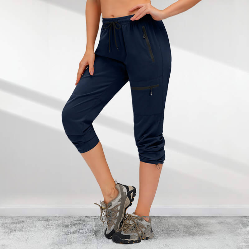 📢📢40% OFF !! ⏰Women's Hiking 5 Zipper Pockets Quick Drying Pants