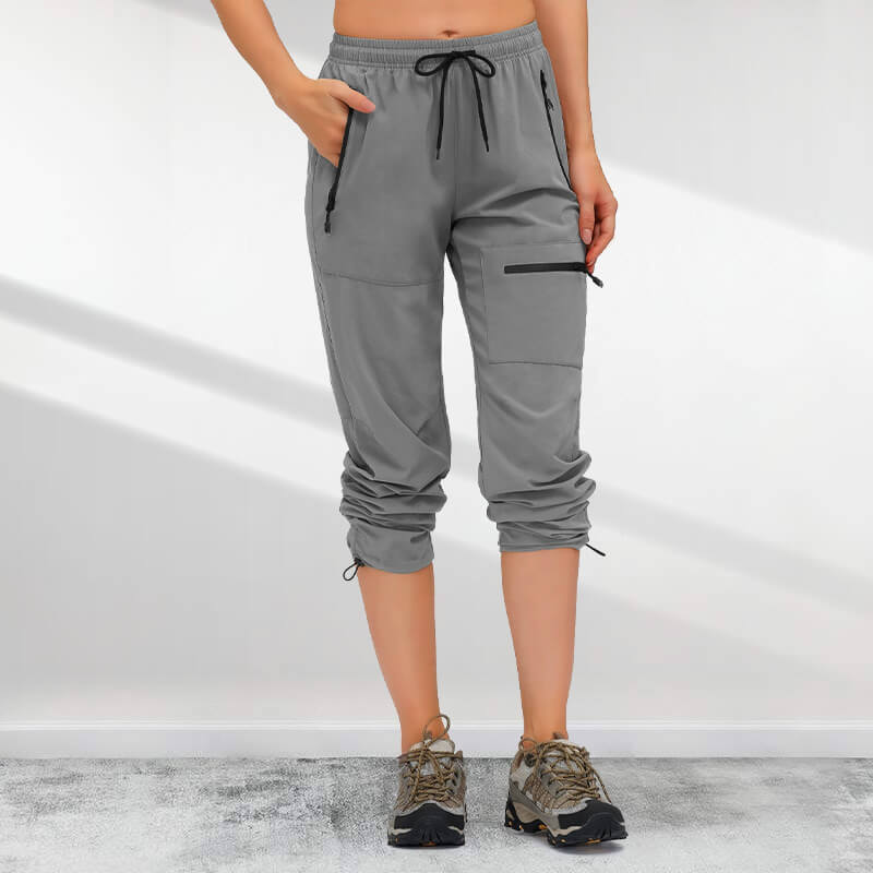 📢📢40% OFF !! ⏰Women's Hiking 5 Zipper Pockets Quick Drying Pants