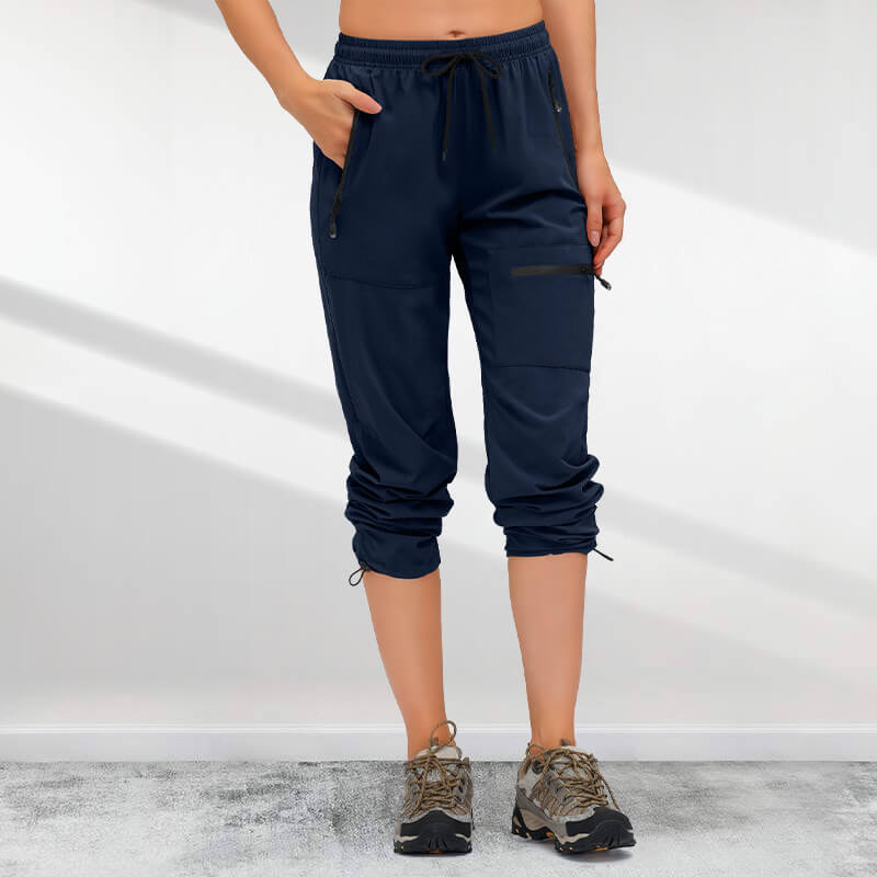 📢📢40% OFF !! ⏰Women's Hiking 5 Zipper Pockets Quick Drying Pants
