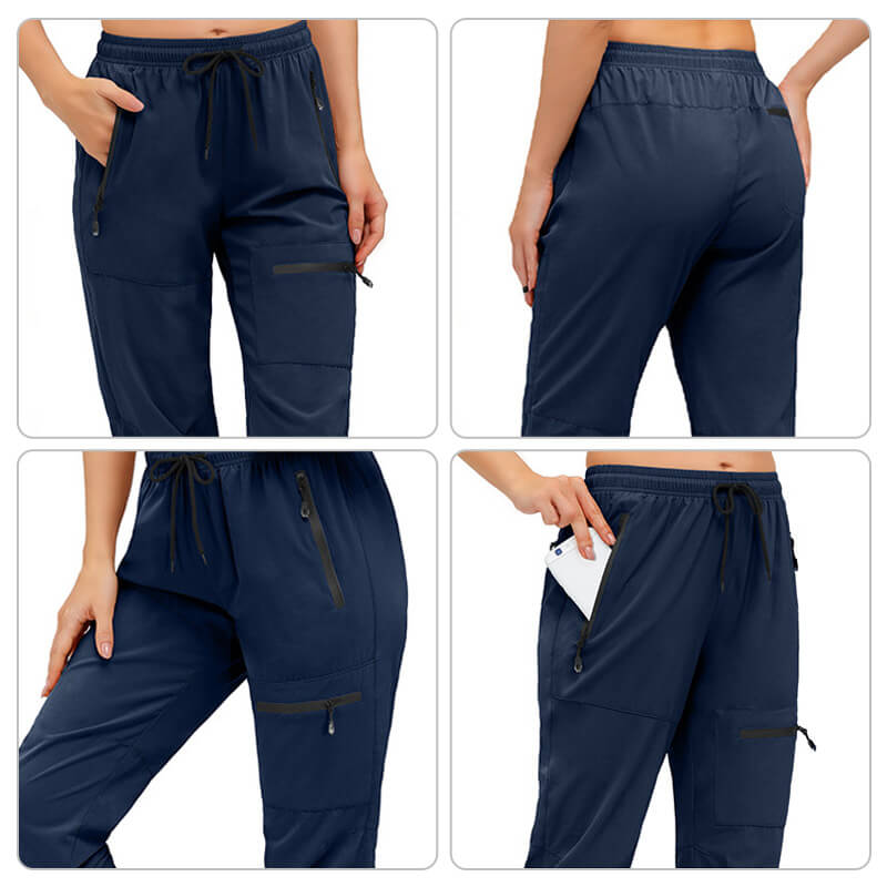 📢📢40% OFF !! ⏰Women's Hiking 5 Zipper Pockets Quick Drying Pants