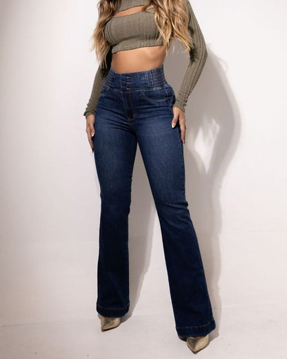 💖TOP DEAL💖Stretch flare jeans with a high waist