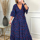 Leopard Shirred Waist Dress