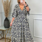 Leopard Shirred Waist Dress