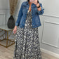 Leopard Shirred Waist Dress