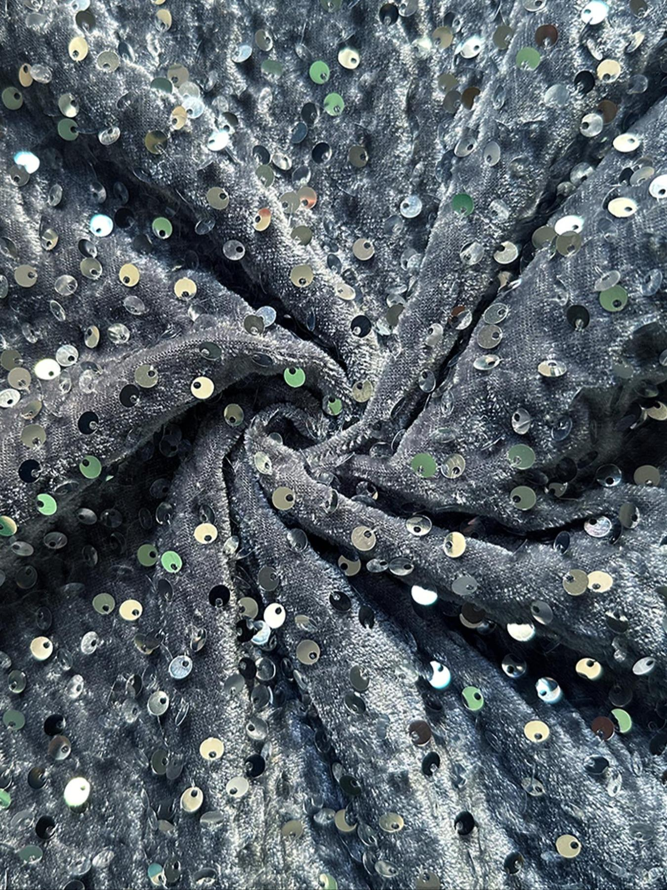 🎄🎁Christmas Sale 50% OFF🥰Women's Sequin Sparkle Wide Leg Pants with Elastic Waistband