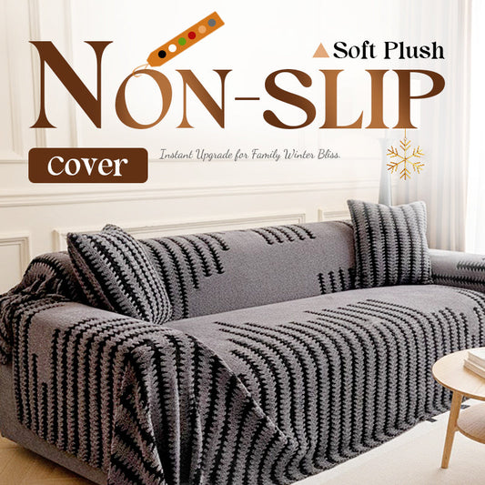 🛋️ 50% OFF! 🧸 PLUSH SOFA COVERS - Ultra-Soft Sherpa & Anti-Scratch Fabric, Machine Washable with Elastic Corners for Secure Fit 🐾✨