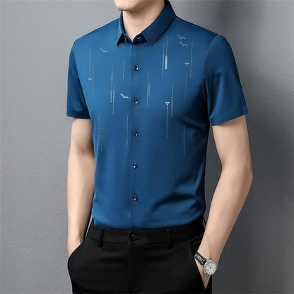 ⏳2025 Summer Pre-Sale🔥 Anti-wrinkle Ice Silk Shirt-Save 50%🔥