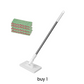 🔥50% OFF!! ✨🧹🏆#1 Best Seller ⏰💕🌟Flat Mop with Stainless Steel Handle, Come with Reusable Washable Mop Cloths