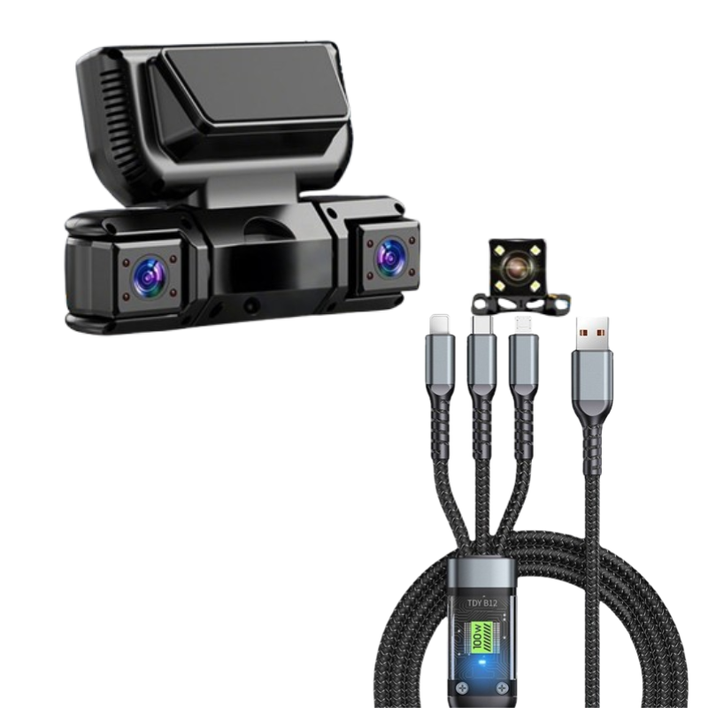 🔥HOT SALE NOW🚗 360° all-around protection—drive with confidence, worry-free recording! ✨4-Channel 360° Dash Cam