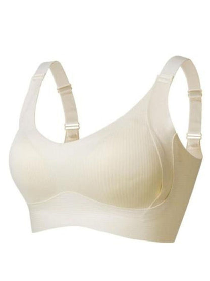 🎁Last Day Buy 1 Get 3 Packs🔥💕Women's Ribbed Push Up Adjustable Wireless Bra
