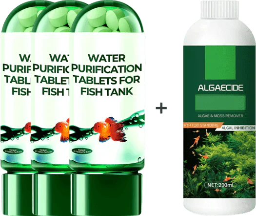💥BUY 1 GET 1 FREE♻️💧Powerful Aquarium Water Purification Tablet – Clear, Healthy Water in Minutes