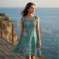 ⌛Limited-Time Offer-Women's Sleeveless Floral Button Down Dress