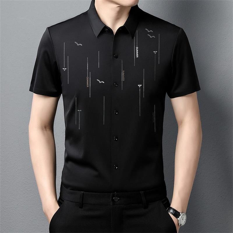 ⏳2025 Summer Pre-Sale🔥 Anti-wrinkle Ice Silk Shirt-Save 50%🔥