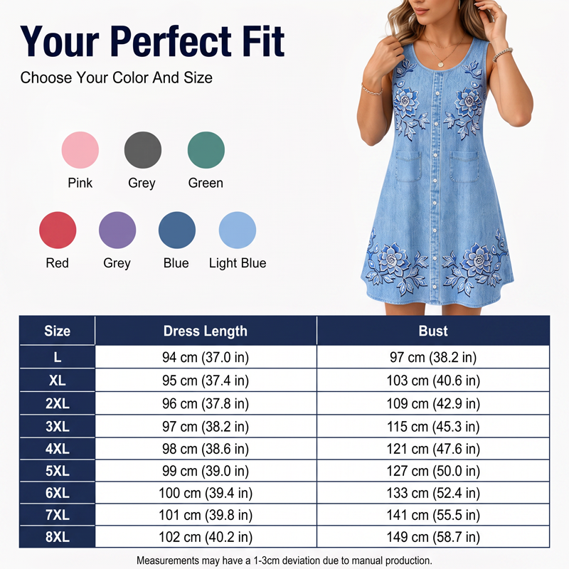⌛Limited-Time Offer-Women's Sleeveless Floral Button Down Dress