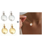 ✨50% Off – Hammered Gold Drop Earrings, Vintage Textured Dangles That Are Lightweight & Elegant for Daily Wear