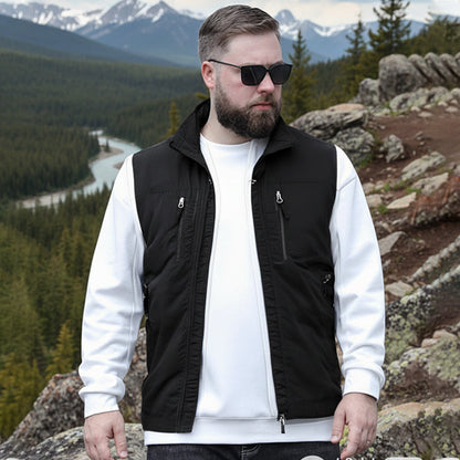 ⏰Limited Time Sale 49% OFF🔥🧥Men's Oversized Sleeveless Vest Jacket With Pockets