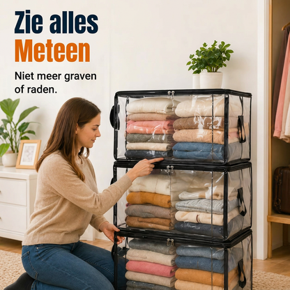 ⏰ Limited-time offer 📦 Large, thick, transparent plastic storage bag, ideal for storing clothes, moving, and storage.