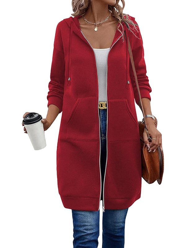 🔥✨ Women's Zip-Up Fleece Hoodies