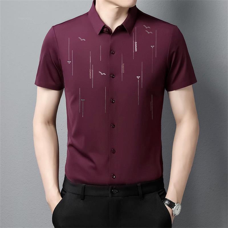 ⏳2025 Summer Pre-Sale🔥 Anti-wrinkle Ice Silk Shirt-Save 50%🔥