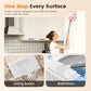 🔥50% OFF!! ✨🧹🏆#1 Best Seller ⏰💕🌟Flat Mop with Stainless Steel Handle, Come with Reusable Washable Mop Cloths