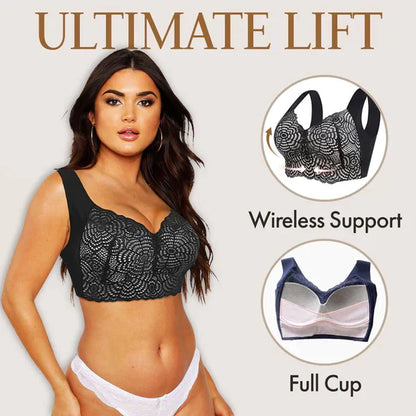 🔥👙LAST DAY -Buy 2 Get 1 Free(3 PCS) 🔥| Ultimate Lift Stretch Full Shape Seamless Lace Bra