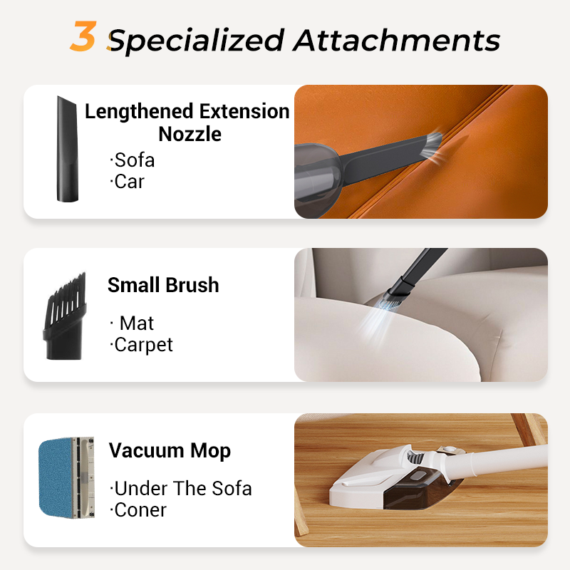 🔈🔈60% OFF🔥 3-in-1 cordless handheld vacuum cleaner, self-powered and rechargeable